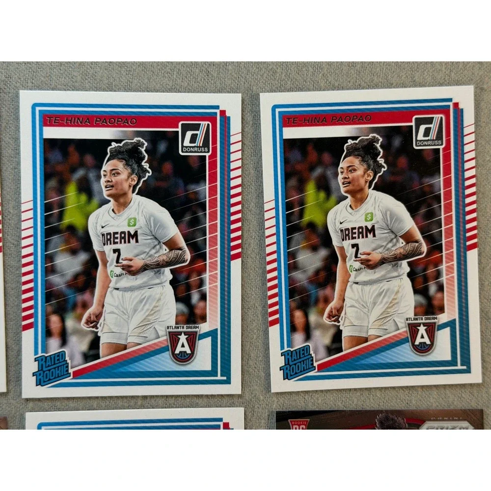2025 Panini Te-Hina Paopao WNBA RC 8 Card Lot Donruss Prizm Holo Dream